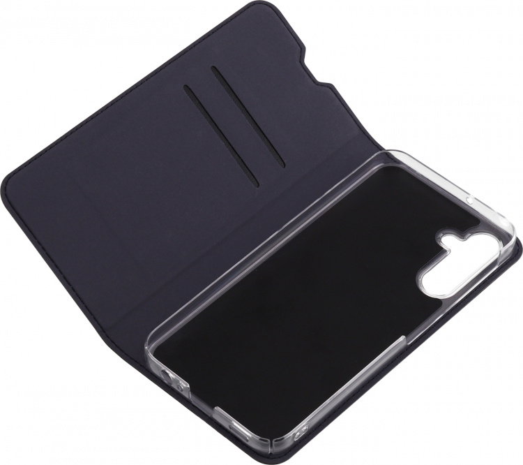 FoneKit BookCase beschermhoes, Samsung Galaxy A55, zwart