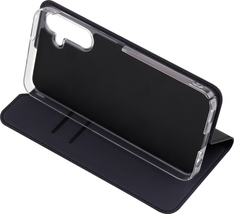 FoneKit BookCase beschermhoes, Samsung Galaxy A55, zwart