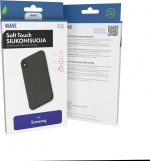 Wave Soft Touch Silicone Beschermer, Samsung Galaxy A55 5G, Zwart