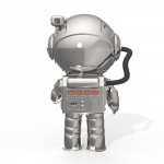 Mobility On Board Projektor Stellar Light Space Silver Astronaut