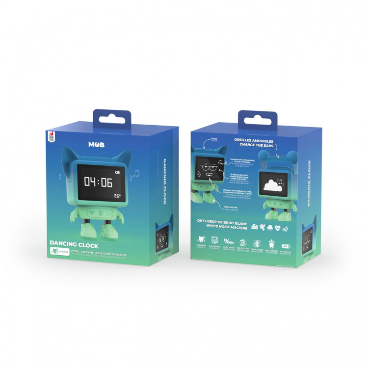 Mobility On Board Väckarklocka Dancing Clock Blå