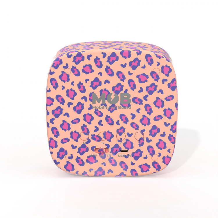 Mobility On Board Väckarklocka med Nattlampa Billy Clock Leopard Rose