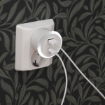 CAPiDi Säkerhetstimer USB A+C 1-4 3.4A Vit CAPiDi Säkerhetstimer USB A+C 1-4 3.4A Vit