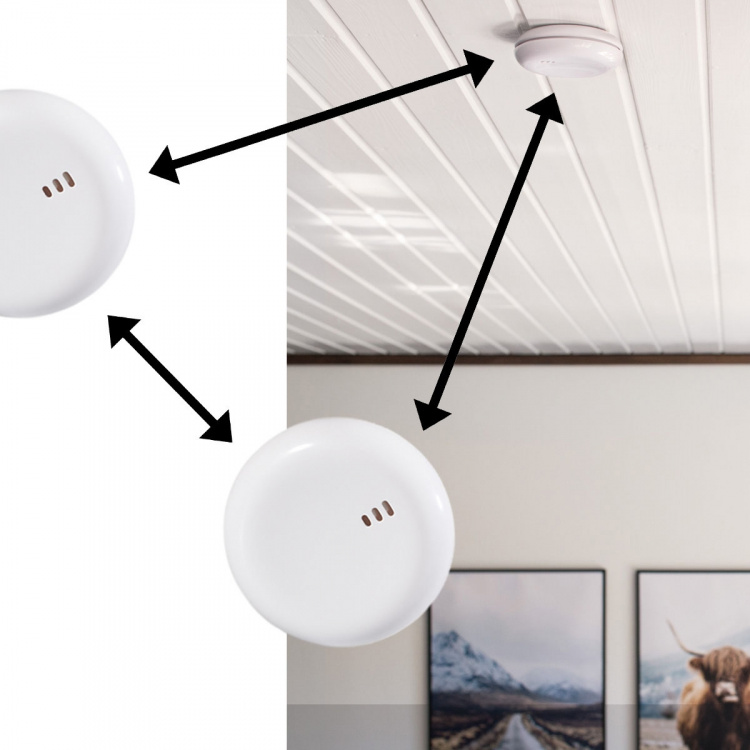 CAPiDi Brandvarnare 1-pack Vit CAPiDi Brandvarnare 1-pack Vit