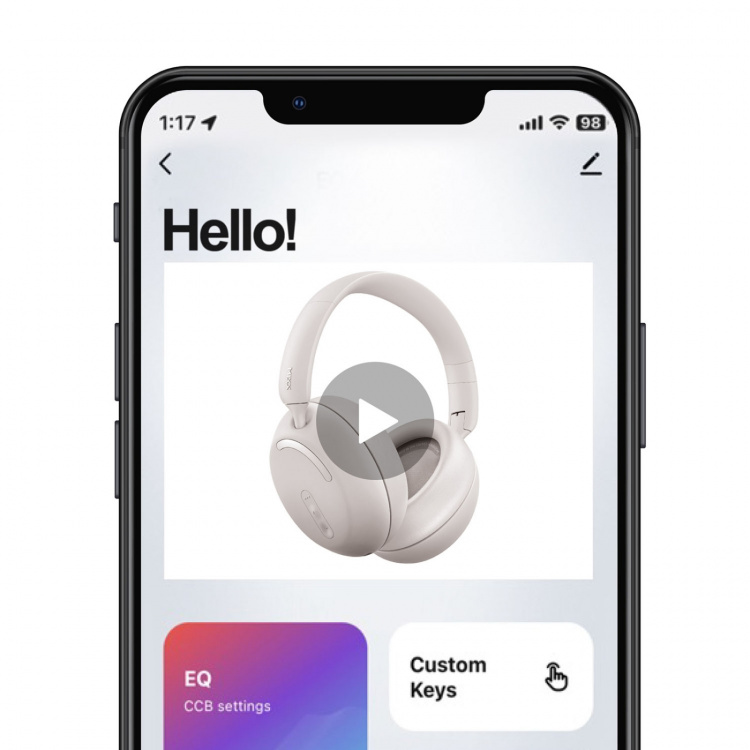 MIXX Hörlur StreamQ D2 Over-Ear Trådlös Sand