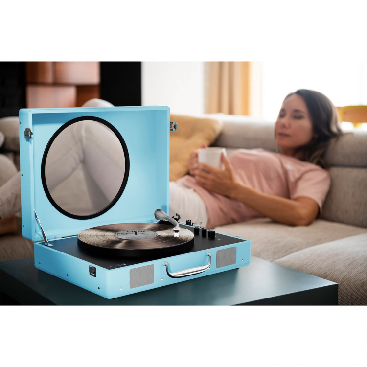 MIXX Vinylskivspelare Revival 65 Stereo Blå