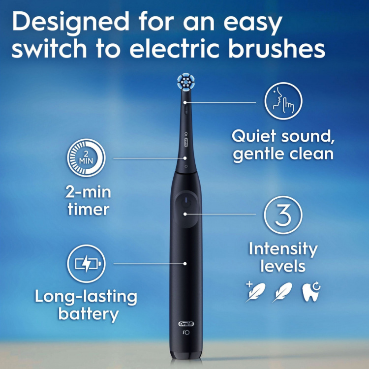 Oral B Eltandborste iO2 Series Duo Night Black / Forest Green