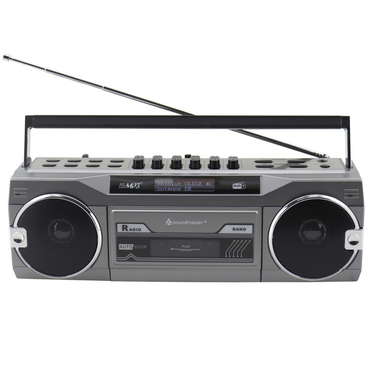 Soundmaster Retro kassettradio med Bluetooth Soundmaster Retro kassettradio med Bluetooth
