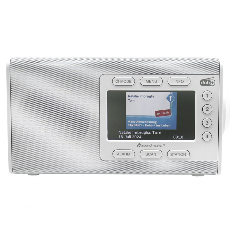 Soundmaster Bordsradio med färg-display och förvalsknappar Soundmaster Bordsradio med färg-display och förvalsknappar