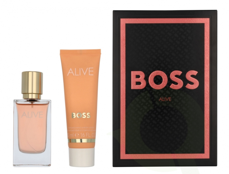 Hugo Boss Alive Giftset 80 ml Edp Spray 30ml/Hand & Body Lotion 50ml
