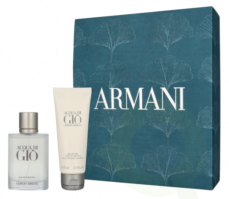 Armani Aqua Di Gio Giftset 125 ml Edt Spray 50 ml/Body Shampoo 75 ml