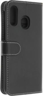 Insmat Exclusief Flip Case portemonnee hoesje, Samsung Galaxy A40, zwart Insmat Exclusief Flip Case portemonnee hoesje, Samsung Galaxy A40, zwart