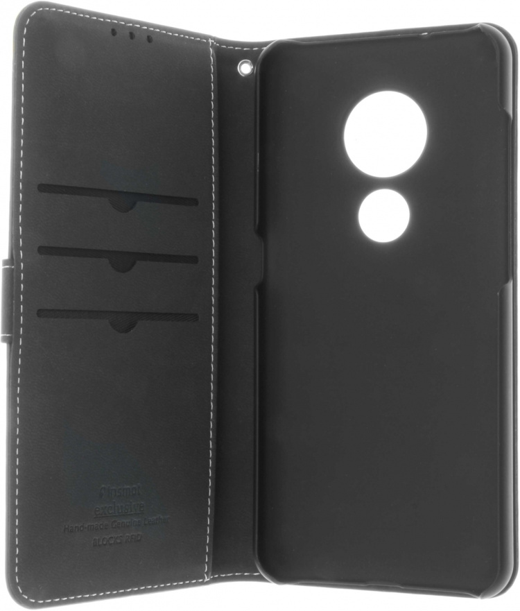 Insmat Exclusieve Flip Case, Nokia 7.2, zwart Insmat Exclusieve Flip Case, Nokia 7.2, zwart