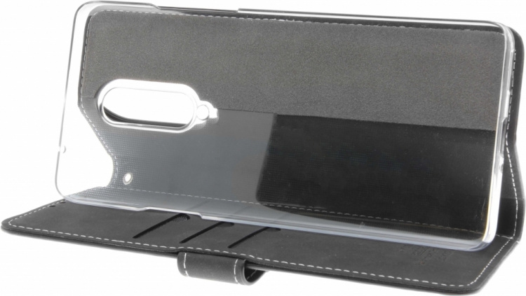 Insmat Exclusieve Flip Case portemonnee, Oneplus 8, zwart