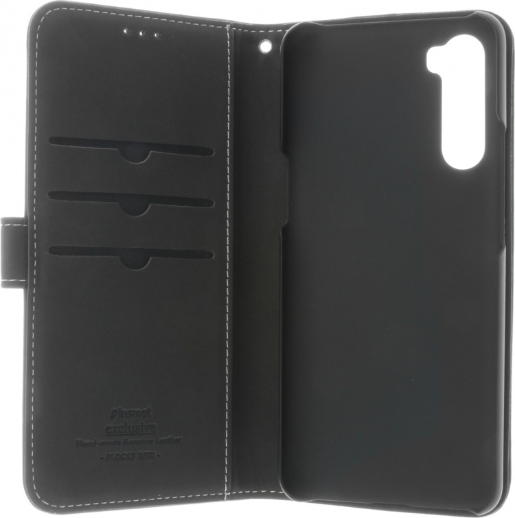 Insmat Exclusieve Flip Case portemonnee, Oneplus Nord, zwart
