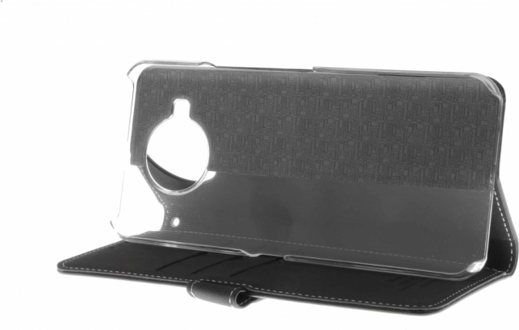 Insmat Exclusieve Flip Case portemonnee, Nokia 8.3, zwart Insmat Exclusieve Flip Case portemonnee, Nokia 8.3, zwart