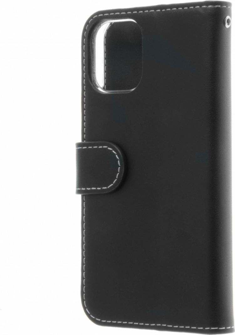 Insmat Exclusive Flip Case Portemonneehoesje, iPhone 12 mini, zwart