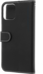 Insmat Exclusive Flip Case Portemonneehoesje, iPhone 12 / 12 Pro, zwart Insmat Exclusive Flip Case Portemonneehoesje, iPhone 12 / 12 Pro, zwart