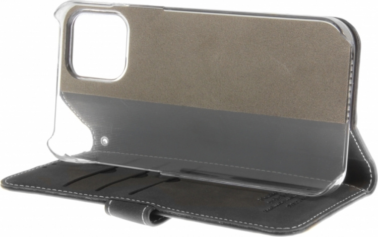 Insmat Exclusive Flip Case Portemonneehoesje, iPhone 12 / 12 Pro, zwart Insmat Exclusive Flip Case Portemonneehoesje, iPhone 12 / 12 Pro, zwart
