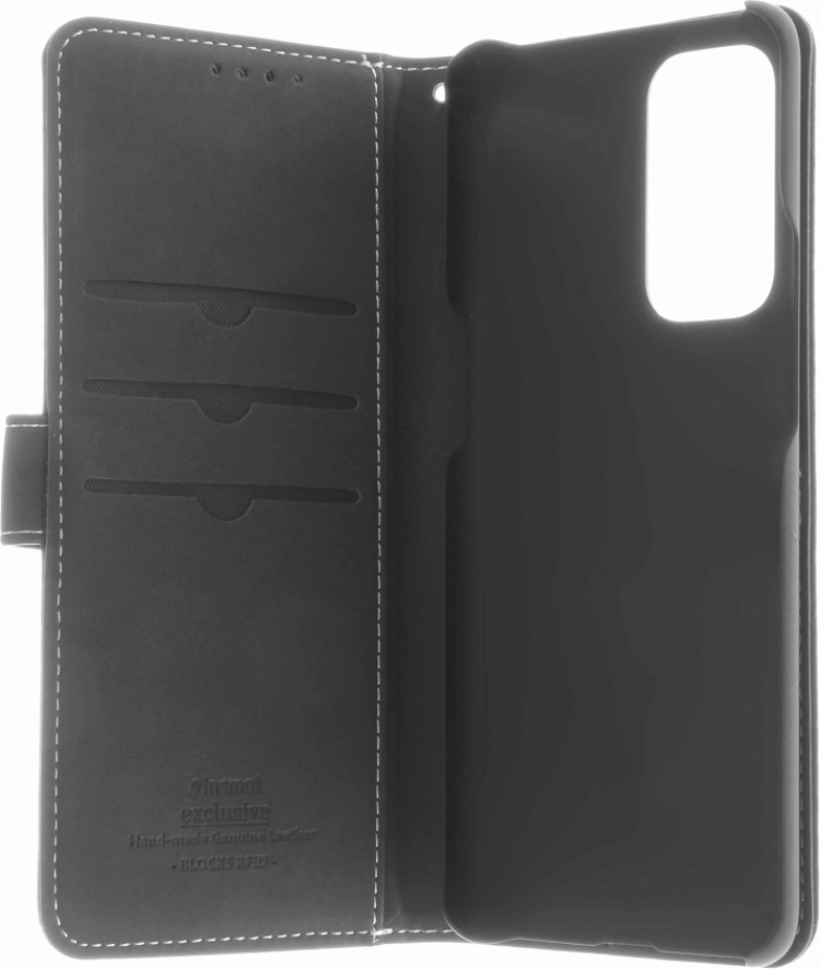 Insmat Exclusief Flip Case portemonnee hoesje, Oneplus 9 Pro, zwart