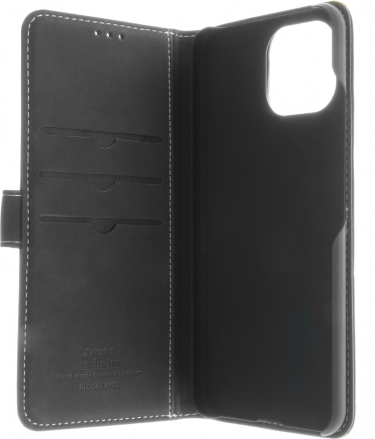 Insmat Exclusieve Flip Case Portemonneehoes, Xiaomi Mi 11 Lite 5G / 11 Lite 5G NE, zwart