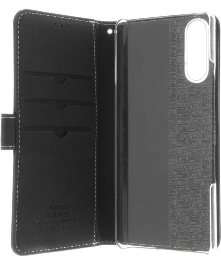 Insmat Exclusief Flip Case portemonnee hoesje, Sony Xperia 10 III, zwart