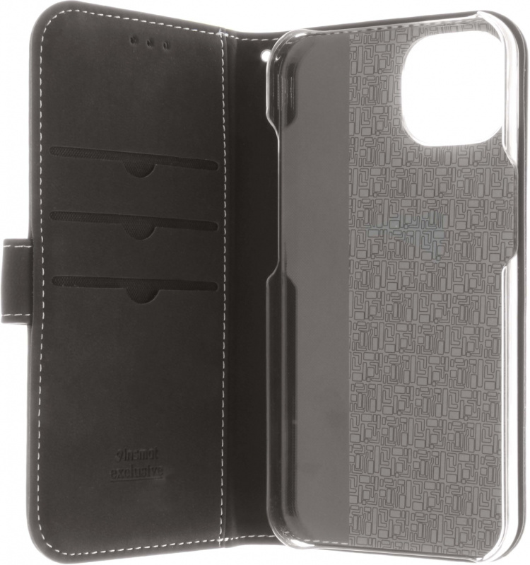 Insmat Exclusive Flip Case Portemonneehoesje, iPhone 13, zwart Insmat Exclusive Flip Case Portemonneehoesje, iPhone 13, zwart