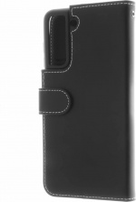 Insmat Exclusief Flip Case portemonnee hoesje, Samsung Galaxy S21 FE 5G, zwart