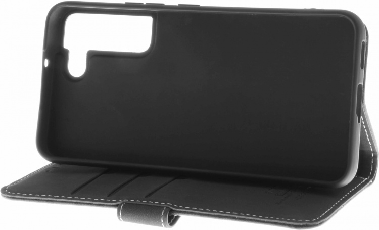 Insmat Exclusief Flip Case portemonnee hoesje, Samsung Galaxy S22 5G, zwart