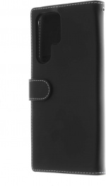 Insmat Exclusief Flip Case portemonnee hoesje, Samsung Galaxy S22 Ultra 5G, zwart