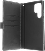Insmat Exclusief Flip Case portemonnee hoesje, Samsung Galaxy S22 Ultra 5G, zwart