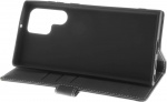 Insmat Exclusief Flip Case portemonnee hoesje, Samsung Galaxy S22 Ultra 5G, zwart