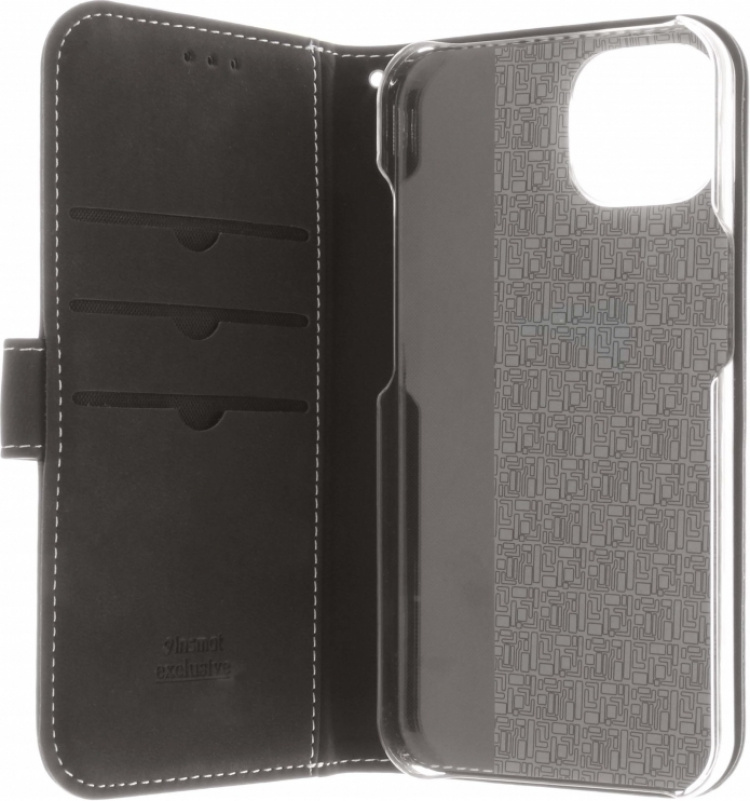 Insmat Exclusive Flip Case portemonnee, iPhone 14 Pro, zwart