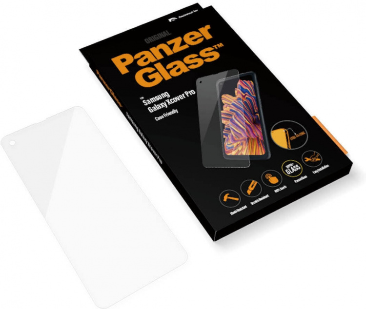 PanzerGlass Case Friendly gepantserd glas, Samsung Galaxy Xcover Pro