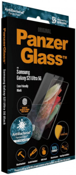 PanzerGlass Case Friendly Vingerafdruk gepantserd glas, Galaxy S21 Ultra, zwart PanzerGlass Case Friendly Vingerafdruk gepantserd glas, Galaxy S21 Ultra, zwart