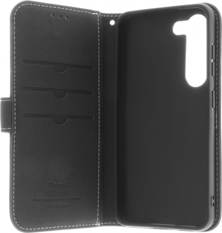 Insmat Flip Case portemonnee hoesje, Samsung Galaxy S23, zwart Insmat Flip Case portemonnee hoesje, Samsung Galaxy S23, zwart