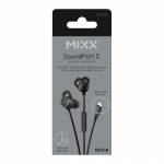 MIXX Hörlur Soundport USB-C In-Ear Trådbunden Svart