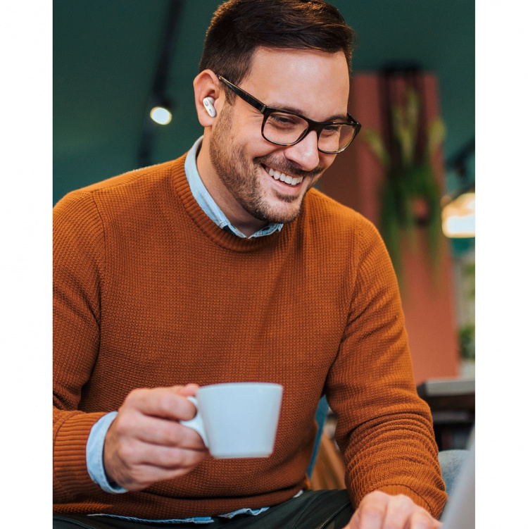 MIXX Hörlur Mini Charge 2 In-Ear Tws Qi Trådlös Svart