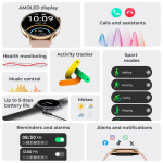 KSIX Smartklocka Core 2 AMOLED - Rosa