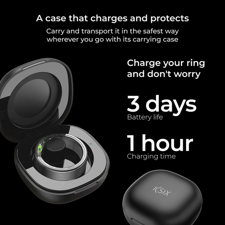 KSIX Smart Ring Saturn - S