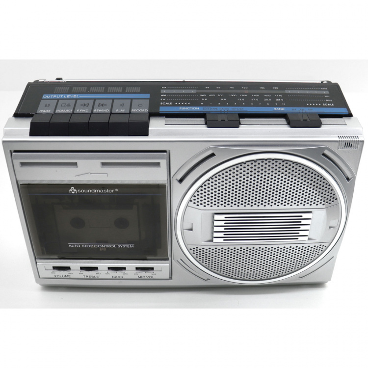Soundmaster Kassettradio Mono Bluetooth RR20SI Silver Soundmaster Kassettradio Mono Bluetooth RR20SI Silver