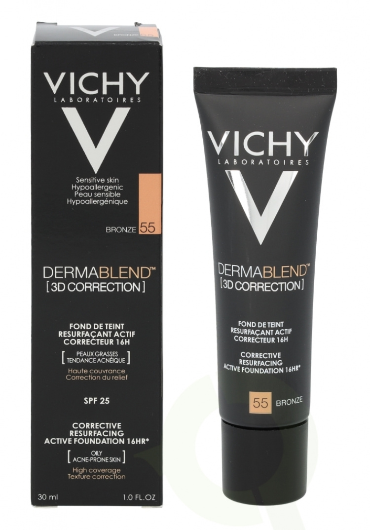 Vichy Dermablend 3D Correction SPF25 30 ml #55 Bronze