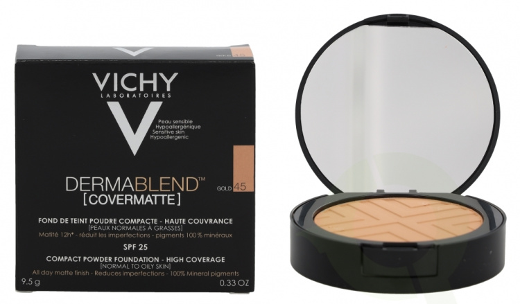 Vichy Dermablend Covermatte Compact Powder SPF25 9.5 g #45 Gold