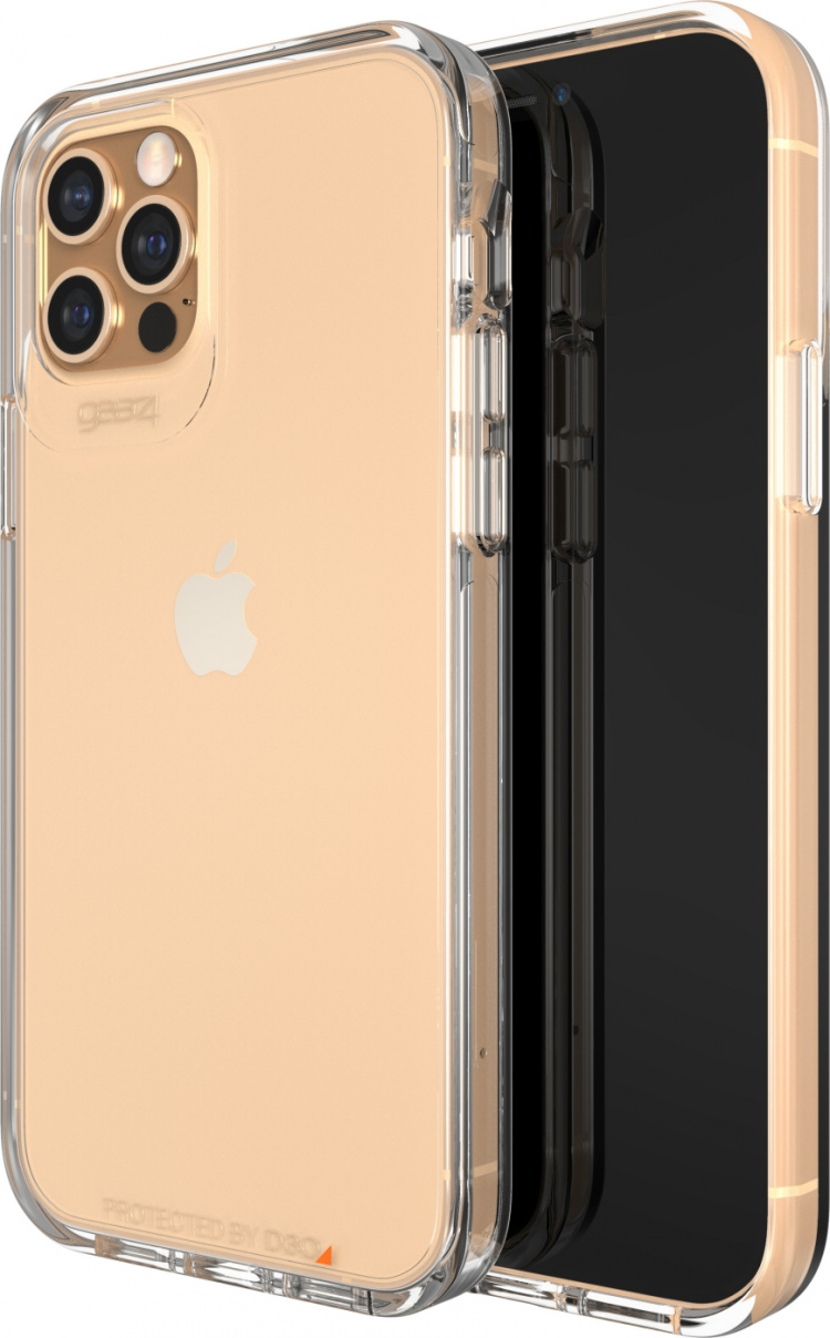 GEAR4 D3O Crystal Palace hoesje, iPhone 12 / 12 Pro, transparant