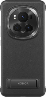 Honor Magic6 Pro beschermhoes met standaard, zwart