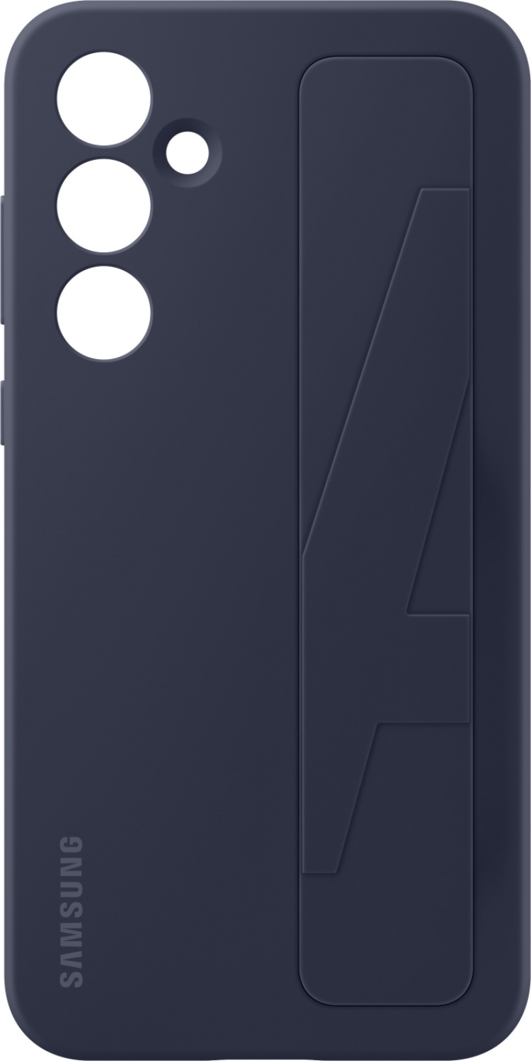 Samsung Galaxy A55 Standing Grip Case, blauw / zwart Samsung Galaxy A55 Standing Grip Case, blauw / zwart