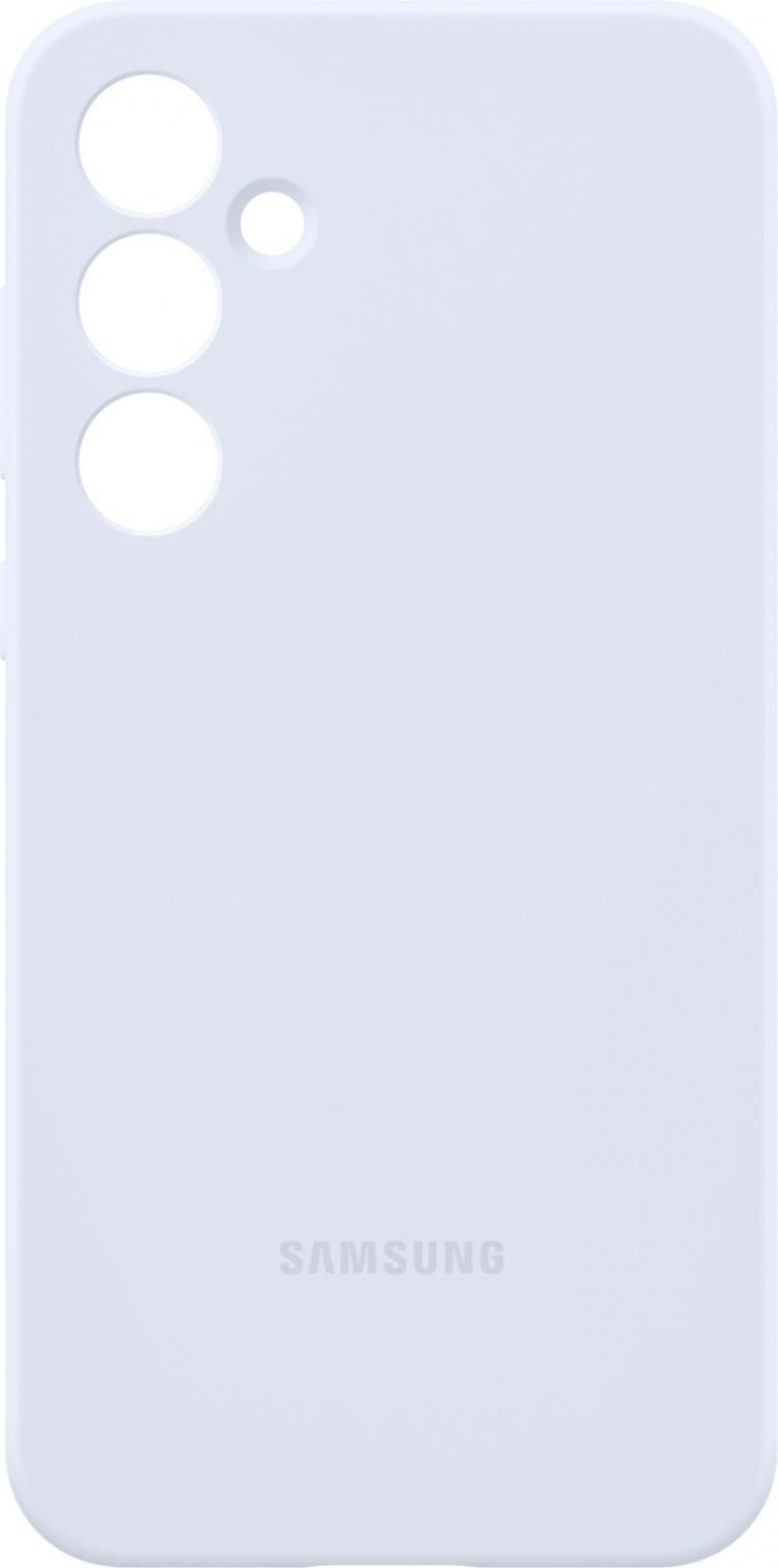 Samsung Galaxy A55 Silicone Hoesje, lichtblauw