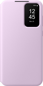 Samsung Galaxy A55 Smart View Portemonnee Hoesje, lavendel