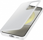 Samsung Galaxy S24 Clear View Wallet Cover, wit