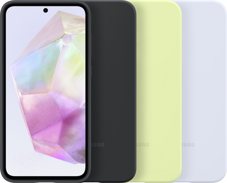 Samsung Galaxy A35 Silicone Hoesje, limoengroen Samsung Galaxy A35 Silicone Hoesje, limoengroen